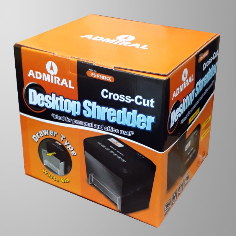 Admiral PS-P303CC Cross-Cut Paper Shredder Desktop